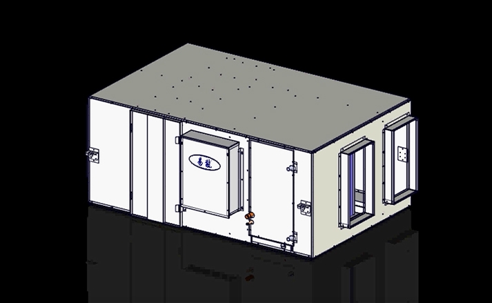 Ceiling-mounted heat recovery fresh air conditioning